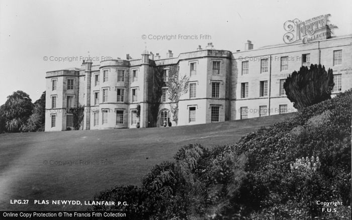Photo of Llanfair Pwllgwyngyll, Plas Newydd c.1950