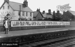 Railway Station c.1950, Llanfair Pwllgwyngyll