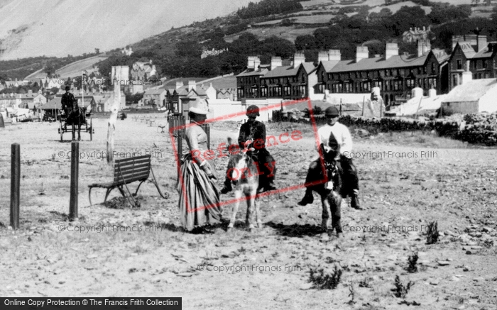 Photo of Llanfairfechan, A Beach Scene 1890
