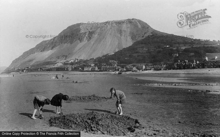 Photo of Llanfairfechan, Children On The Sands 1913