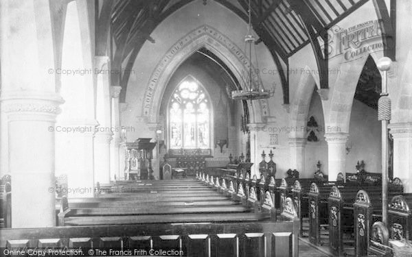Photo of Llanfairfechan, Church Interior 1890
