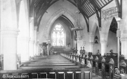 Church Interior 1890, Llanfairfechan