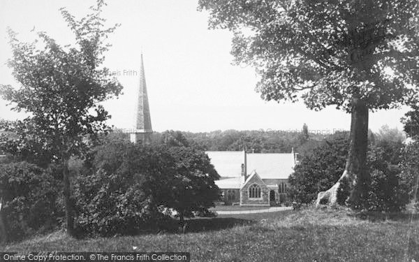 Photo of Llanfairfechan, Church Looking To Anglesey 1892