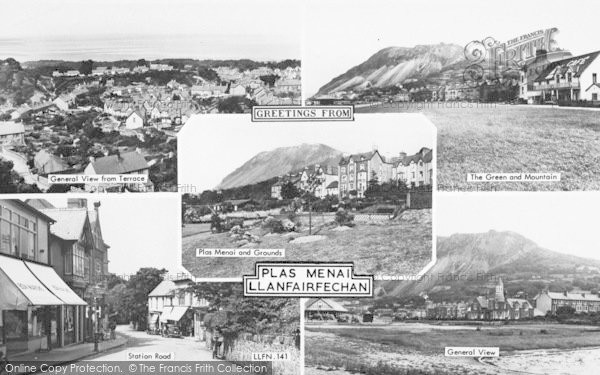Photo of Llanfairfechan, Composite c.1955