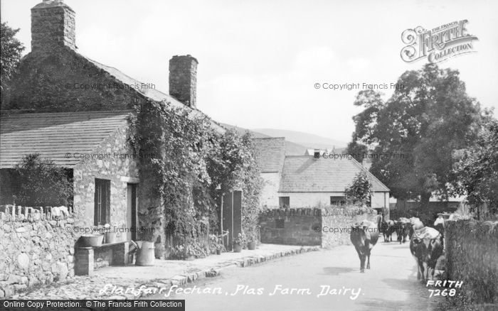 Photo of Llanfairfechan, Plas Farm Dairy c.1910
