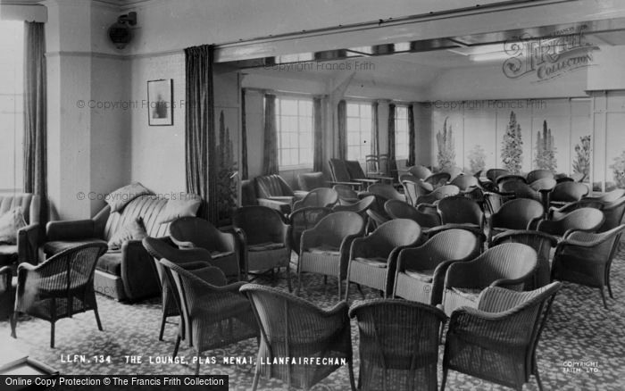 Photo of Llanfairfechan, Plas Menai, Lounge c.1960