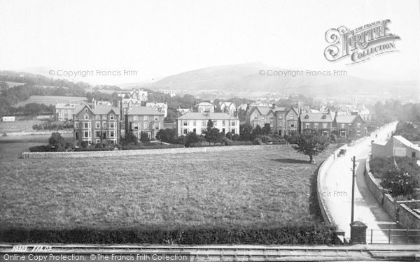 Photo of Llanfairfechan, Station Road And The Crescent From Railway 1892