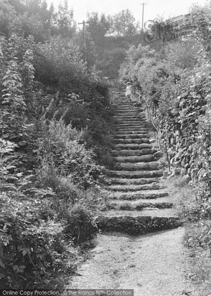 Photo of Llanfairfechan, The 86 Steps To Terrace Walk c.1935