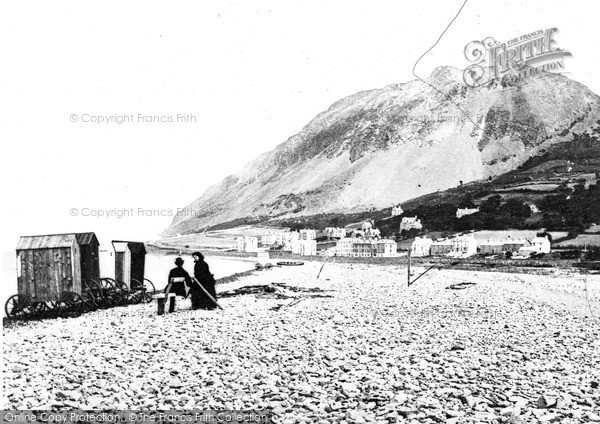 Photo of Llanfairfechan, The Beach c.1870