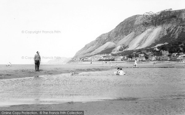 Photo of Llanfairfechan, The Beach c.1960