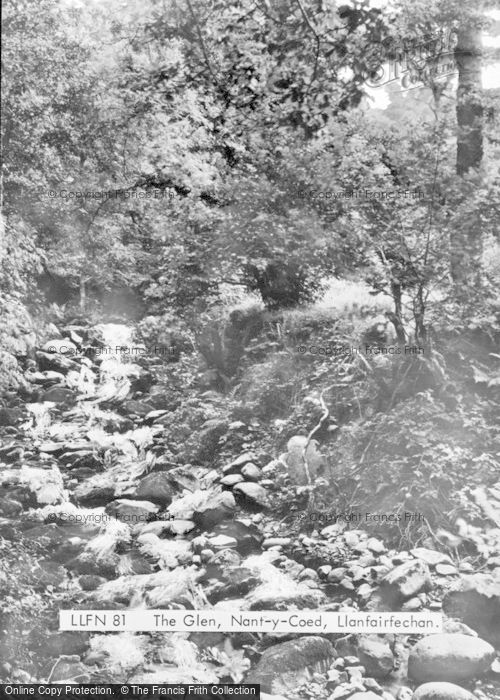 Photo of Llanfairfechan, The Glen, Nant Y Coed c.1950