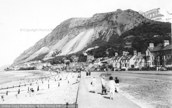Photo of Llanfairfechan, The Promenade And Beach c.1960
