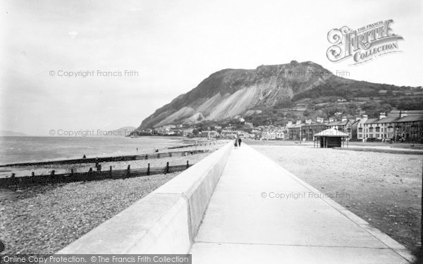 Photo of Llanfairfechan, The Promenade c.1955