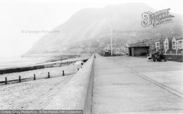 Photo of Llanfairfechan, The Promenade c.1960
