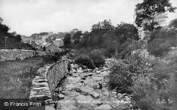 The River From Upper Mill Road c.1930, Llanfairfechan