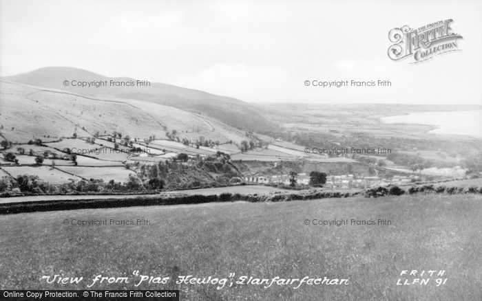 Photo of Llanfairfechan, View From Plas Heulog c.1955