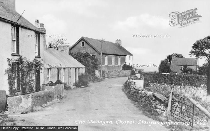 Photo of Llanfairynghornwy, The Wesleyan Chapel c.1955
