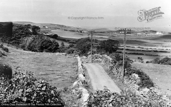 Photo of Llanfairynghornwy, View From The Village c.1955