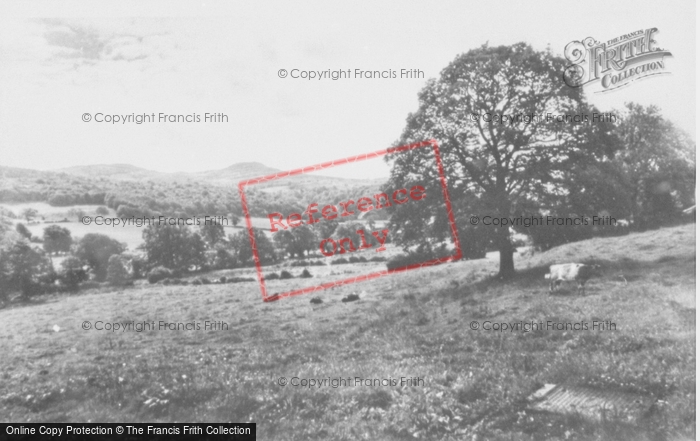 Photo of Llanferres, Bryn Yr Orsedd Rocks c.1955