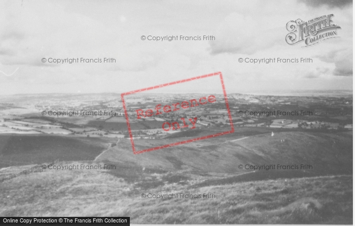 Photo of Llanferres, View North From Moel Famau c.1955