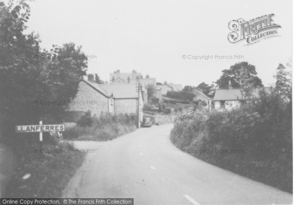 Photo of Llanferres, Village c.1955