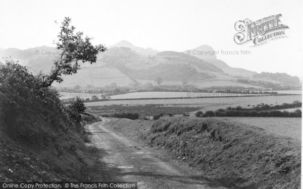 Photo of Llanfihanger Y Pennant, The Bird Rock From Castle Hill c.1935