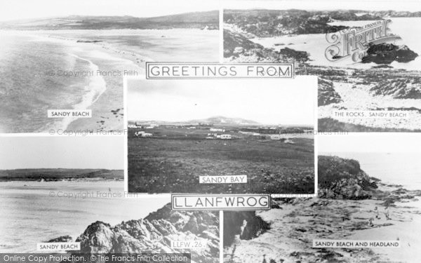 Photo of Llanfwrog, Composite c.1960