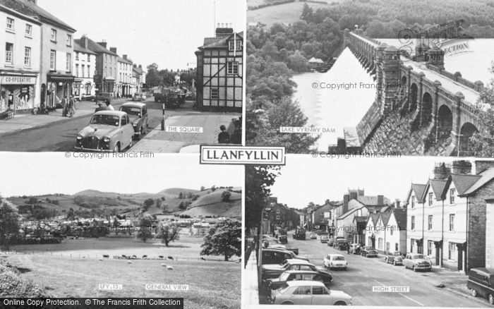 Photo of Llanfyllin, Composite c.1960