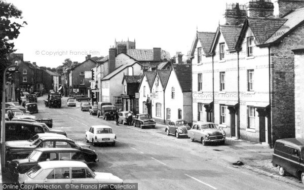 Photo of Llanfyllin, High Street c.1965