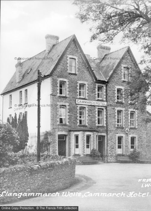 Photo of Llangammarch Wells, Cammarch Hotel c.1955