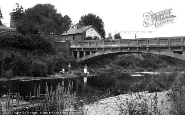Photo of Llangammarch Wells, River Irfon 1937