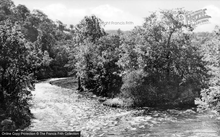 Photo of Llangammarch Wells, River Irfon And Cammarch c.1955