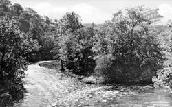 River Irfon And Cammarch c.1955, Llangammarch Wells
