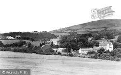 The Village From The West c.1955, Llangammarch Wells