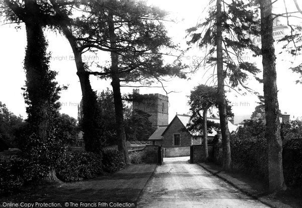 Photo of Llangattock, St Catwg's Church 1898