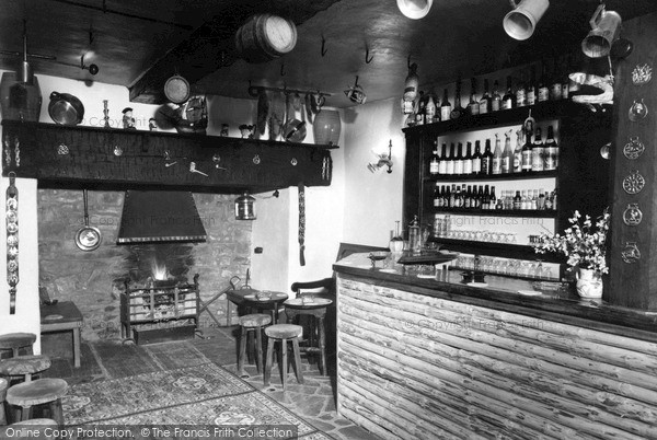 Photo of Llangedwyn, The Bar, The Green Inn c.1950