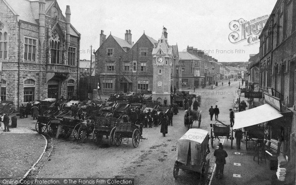 Photo of Llangefni, Market Square c.1900