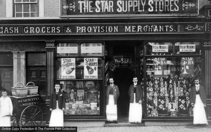 Photo of Llangefni, The Star Supply Stores c.1910