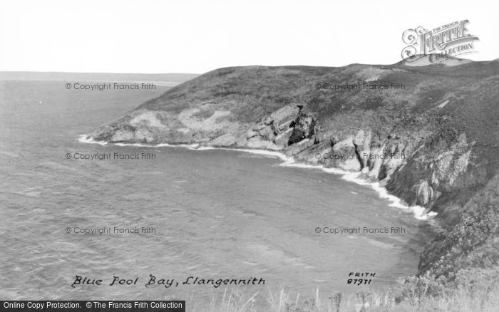 Photo of Llangennith, Blue Pool Bay 1937