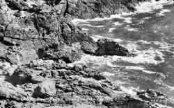 Blue Pool Rocks c.1955, Llangennith
