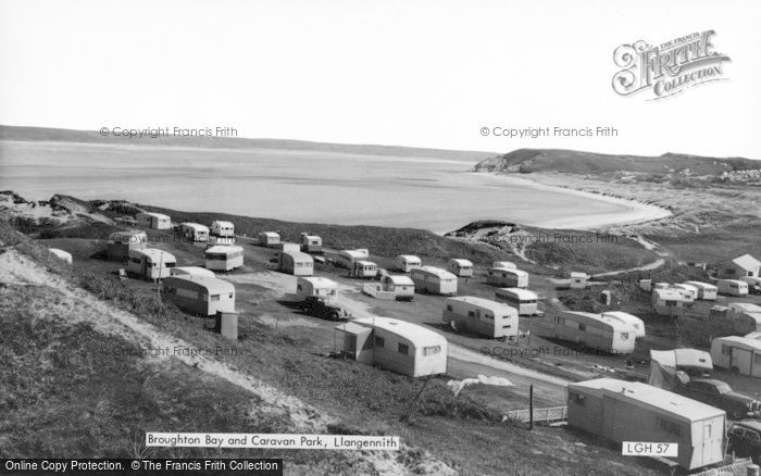 Photo of Llangennith, Broughton Bay And Caravan Park c.1965