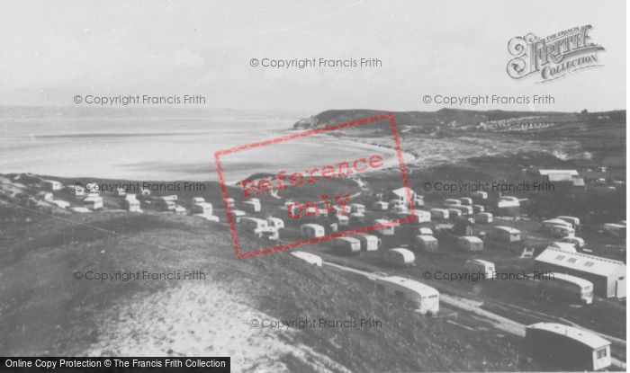 Photo of Llangennith, Broughton Farm Caravan Site c.1960