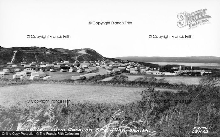 Photo of Llangennith, Broughton Farm Caravan Site c.1960