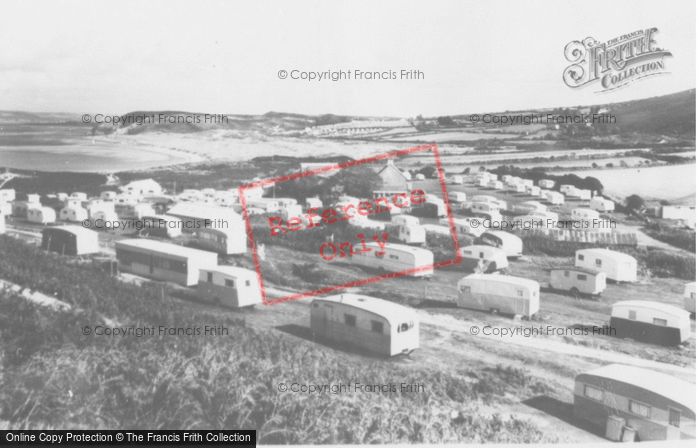 Photo of Llangennith, Broughton Farm Caravan Site c.1960