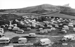 Broughton Farm Caravan Site c.1960, Llangennith