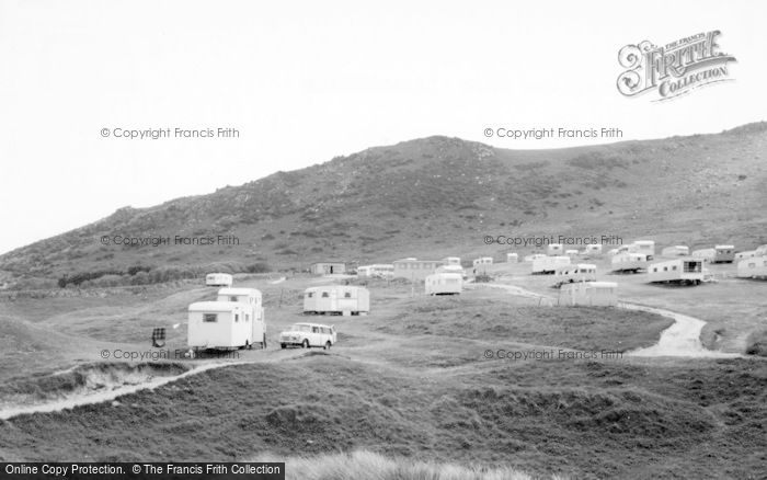 Photo of Llangennith, Hill End Caravan Park c.1960