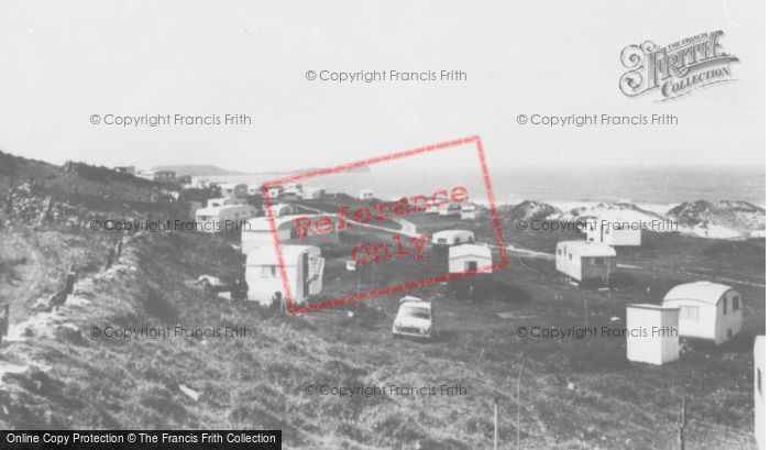 Photo of Llangennith, Hill End Caravan Park c.1960