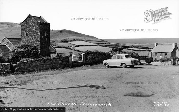 Photo of Llangennith, St Cenydd's Church c.1960