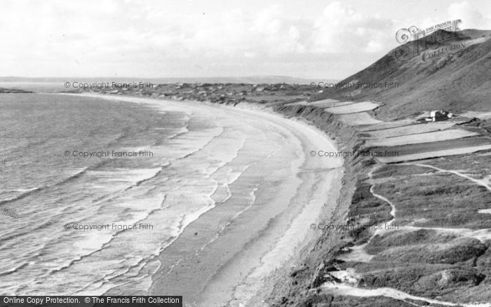 Photo of Llangennith, The Bay c.1955