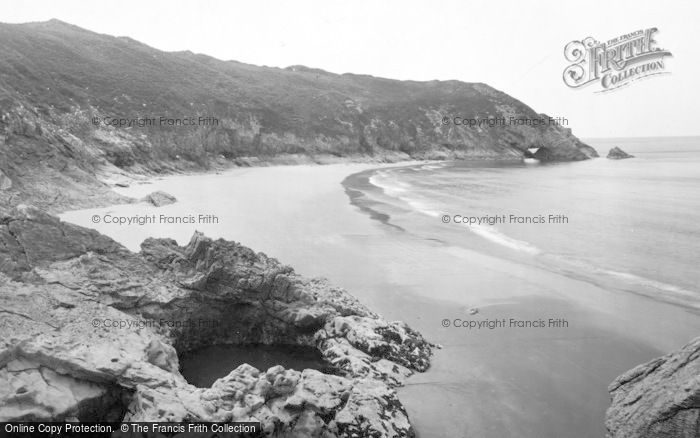 Photo of Llangennith, The Blue Pool c.1950